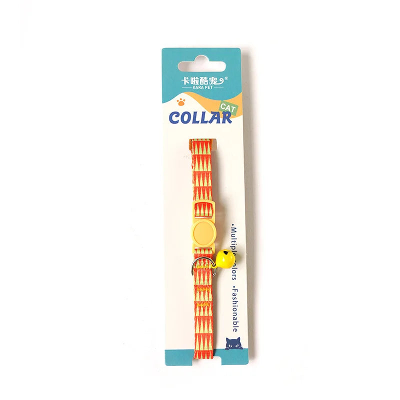 Adjustable Flower Printed Cat Collar