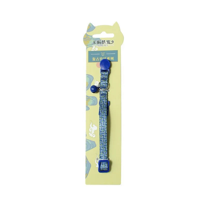 Adjustable Flower Printed Cat Collar