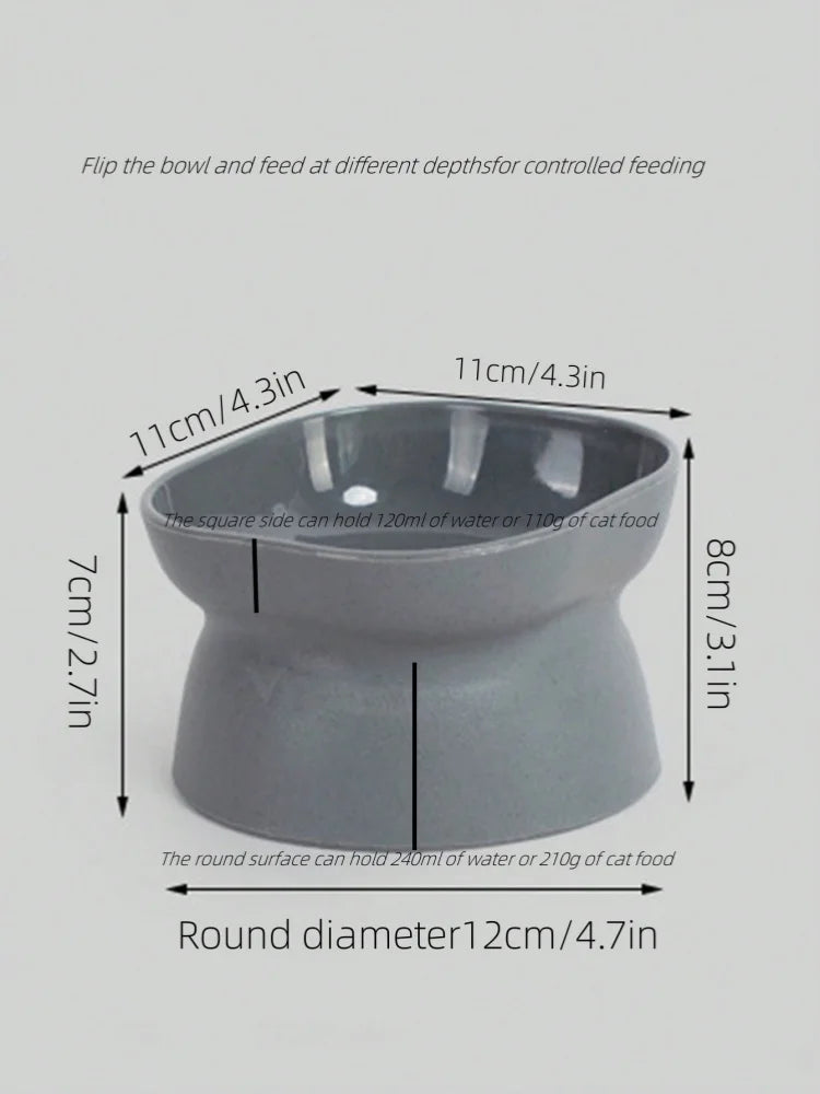 cat water and food feeder