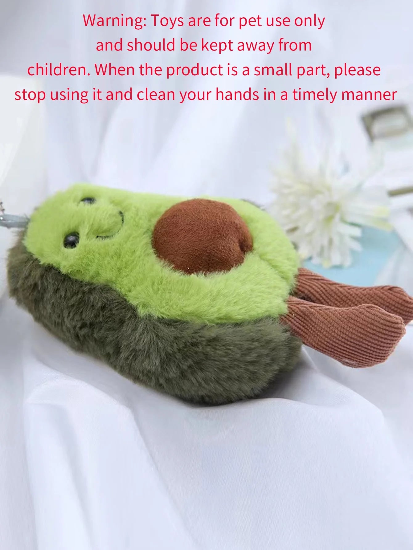 Avocado Plushie Pet Toy