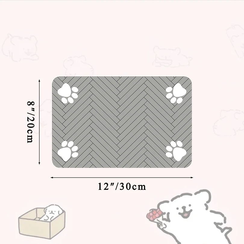 Pet Placemat for Food and Water Bowl