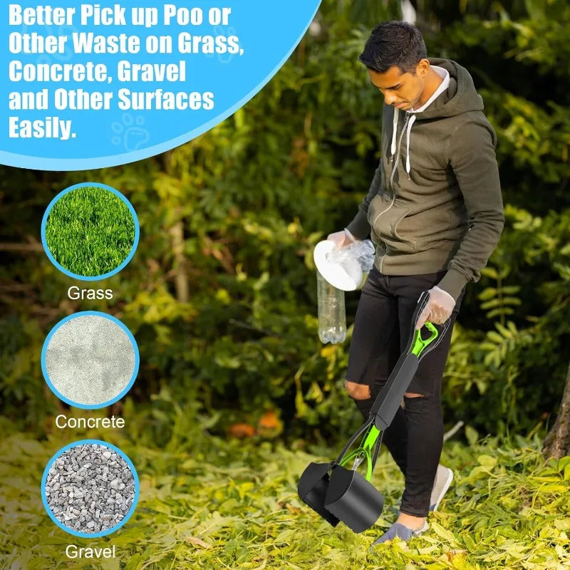 Jaw Clamp Dog Poop Scooper