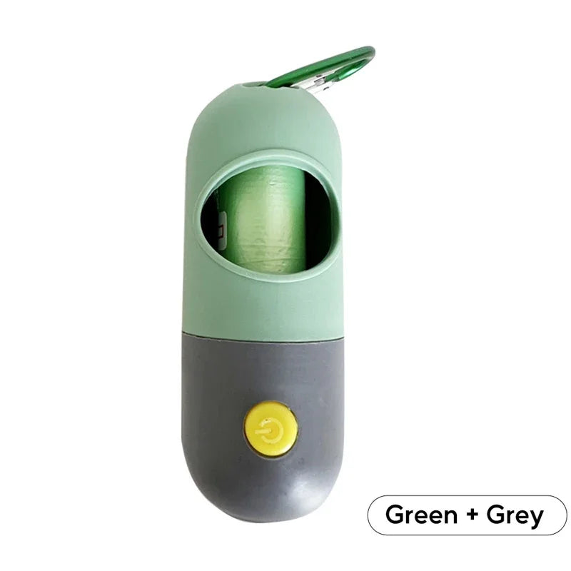LED Lighted Dog Poop Bags Dispenser