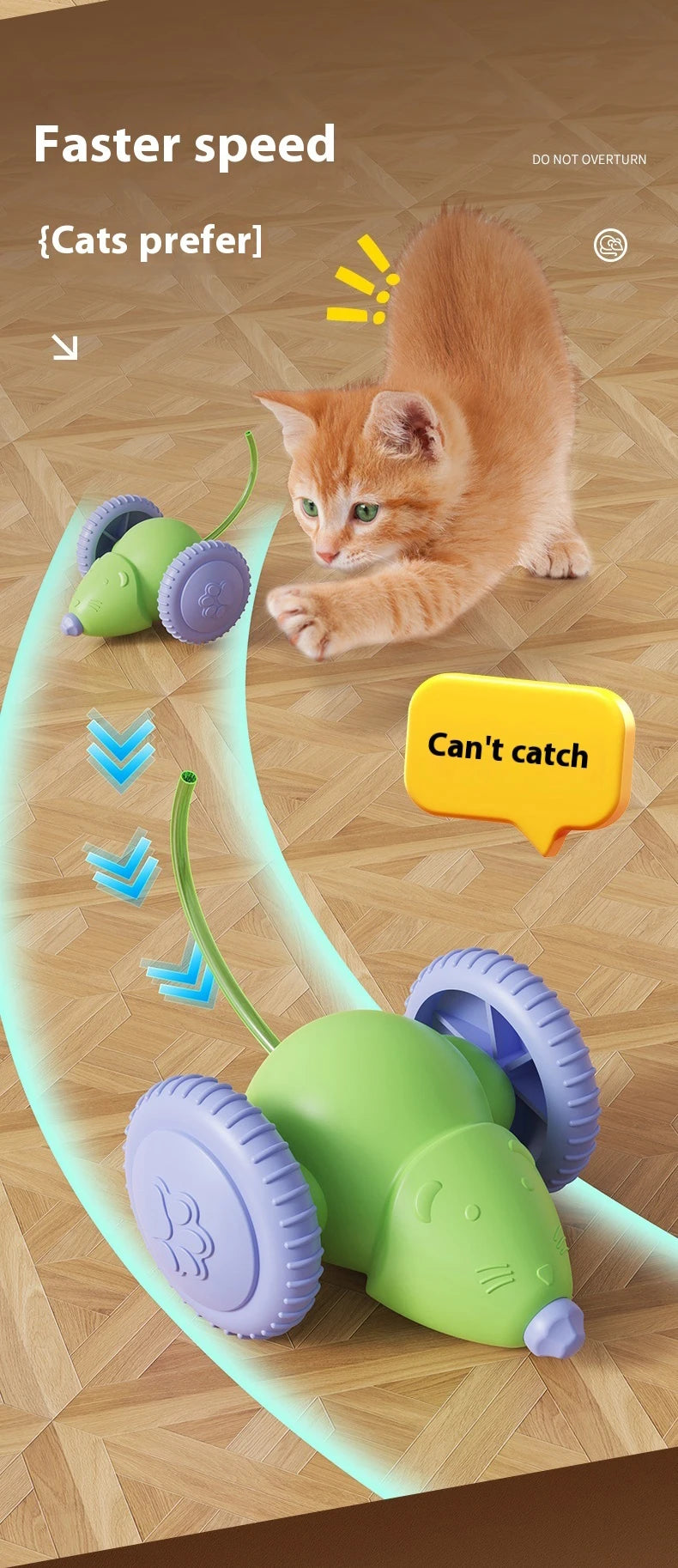 Electric Mouse Car Pet toys