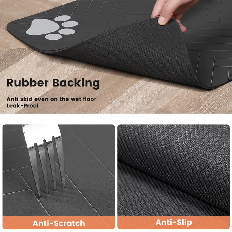 Pet Placemat for Food and Water Bowl