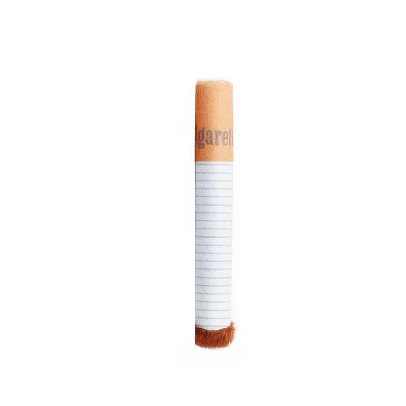 Cigarette chewing toy for dogs