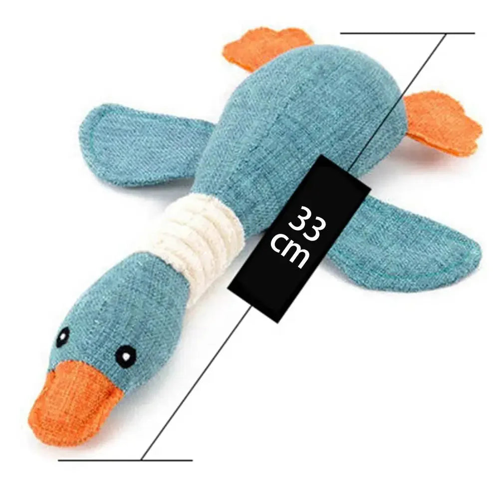 Plush Goose Dog Toy